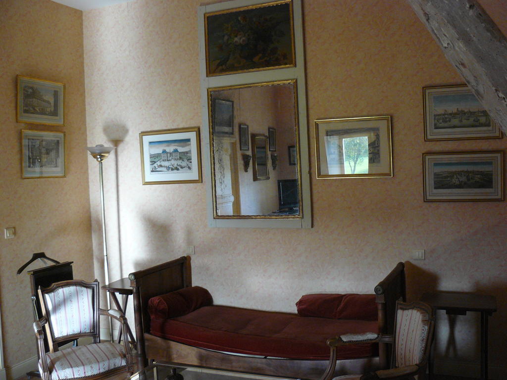 Bed and Breakfast Manoir Du Bois Noblet Louerre Exterior foto