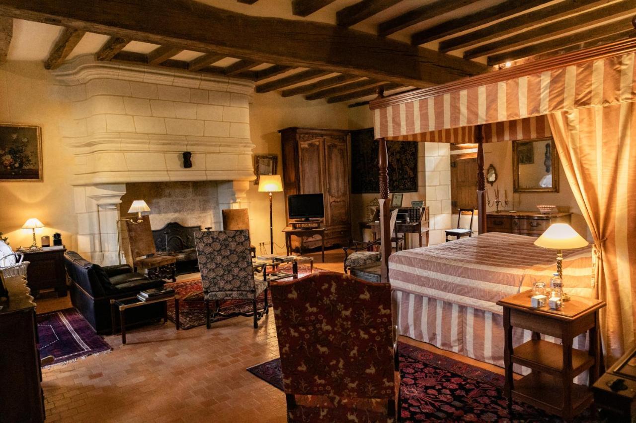 Bed and Breakfast Manoir Du Bois Noblet Louerre Exterior foto